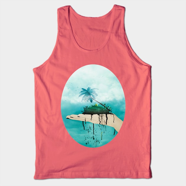 Crumbling paradise Tank Top by Sybille